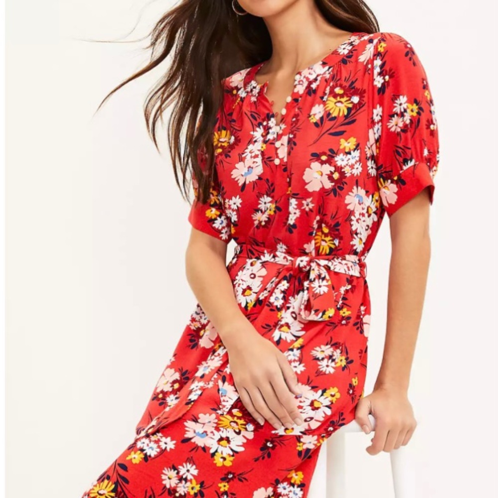 Spring or summer midi Loft dress